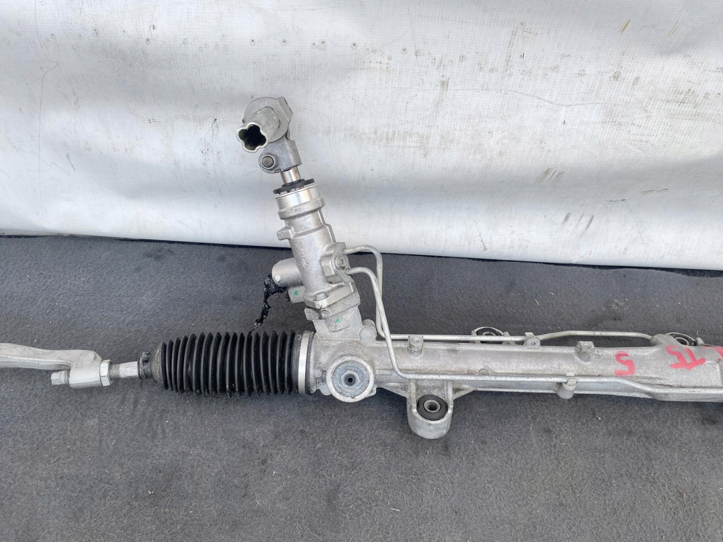 VW TRANSPORTER T5 LIFT 10- control drag rod servo steering DEMONTAZ nice