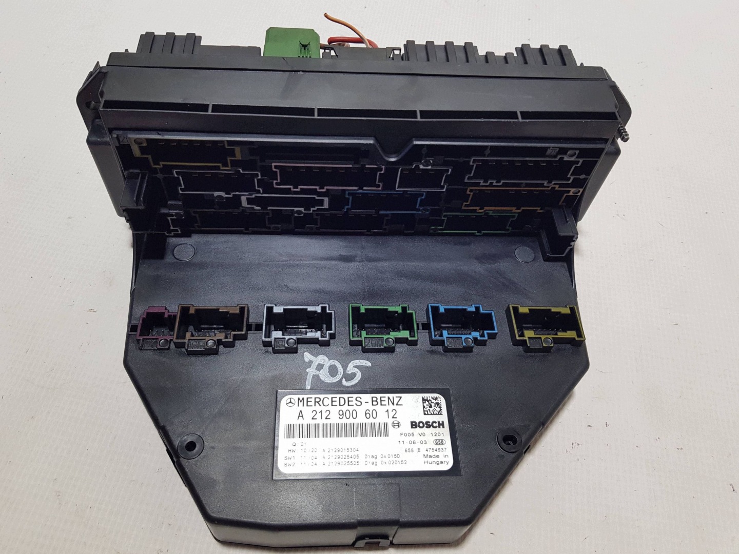 MERCEDES W207 W212 module control unit SAM 2129006012