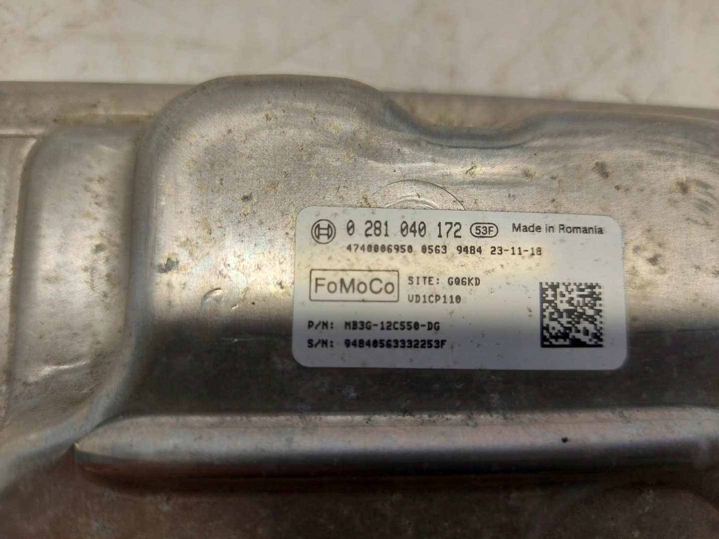 Ford Transit Custom II 2024 control unit module of the engine mb3g-12c550-dg