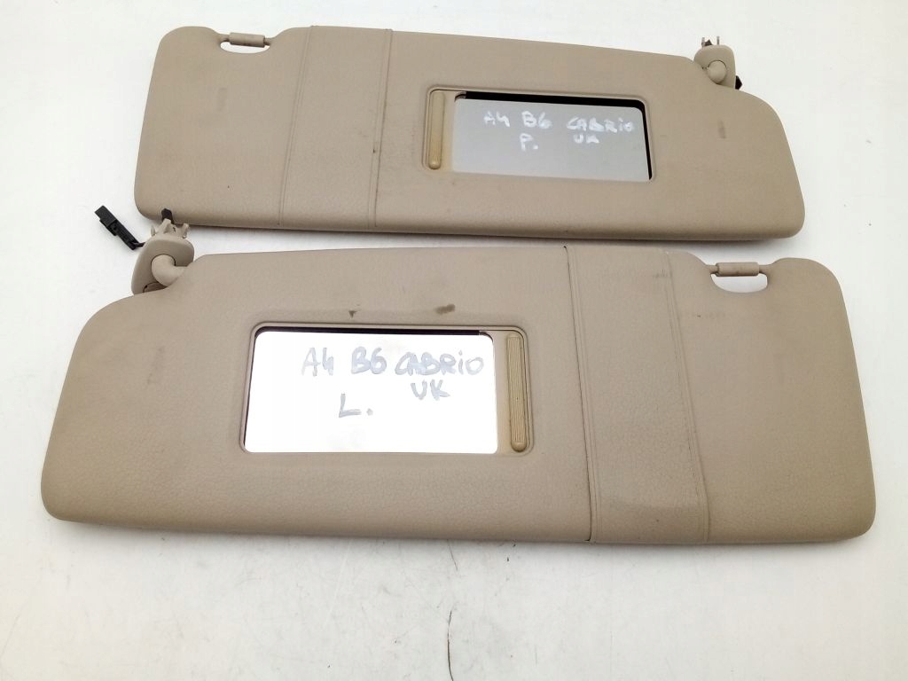Audi A4 B6 Cabrio cover cap left right visor left and right