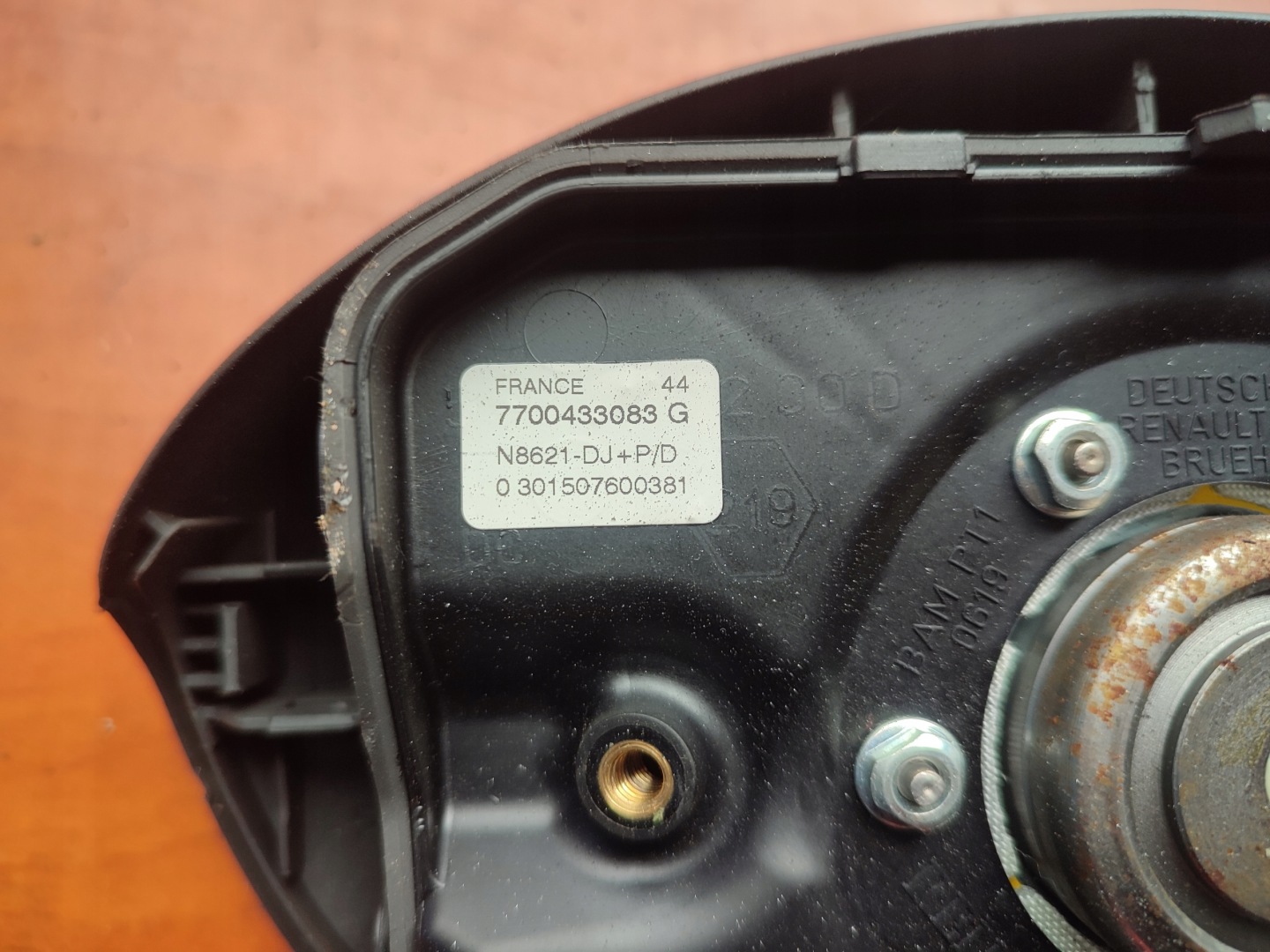 RENAULT SCENIC E AIRBAG AUTISTI 7700433083G