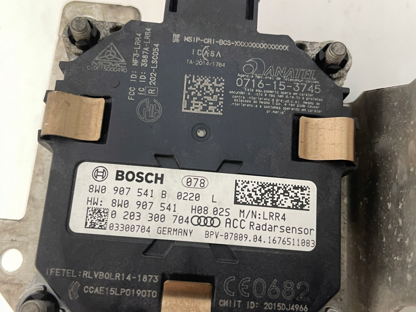 AUDI A4 B9 A5 RADAR Module ACC DISTRONIC 8W0907541B Gauche Avant