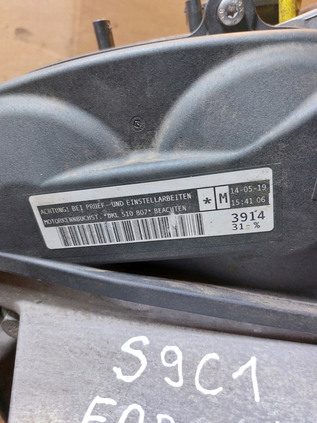 engine pillar unprotected SKODA FABIA III 1.0 70KW DKL