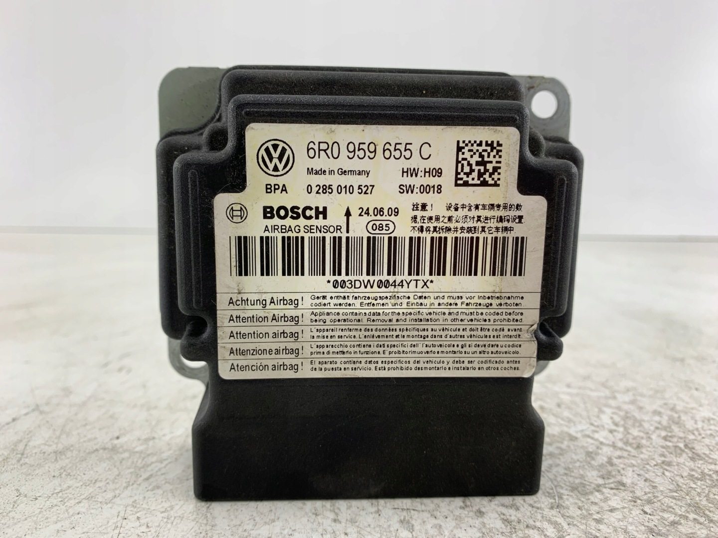 SEAT IBIZA IV module SENSOR airbag 6R0959655C