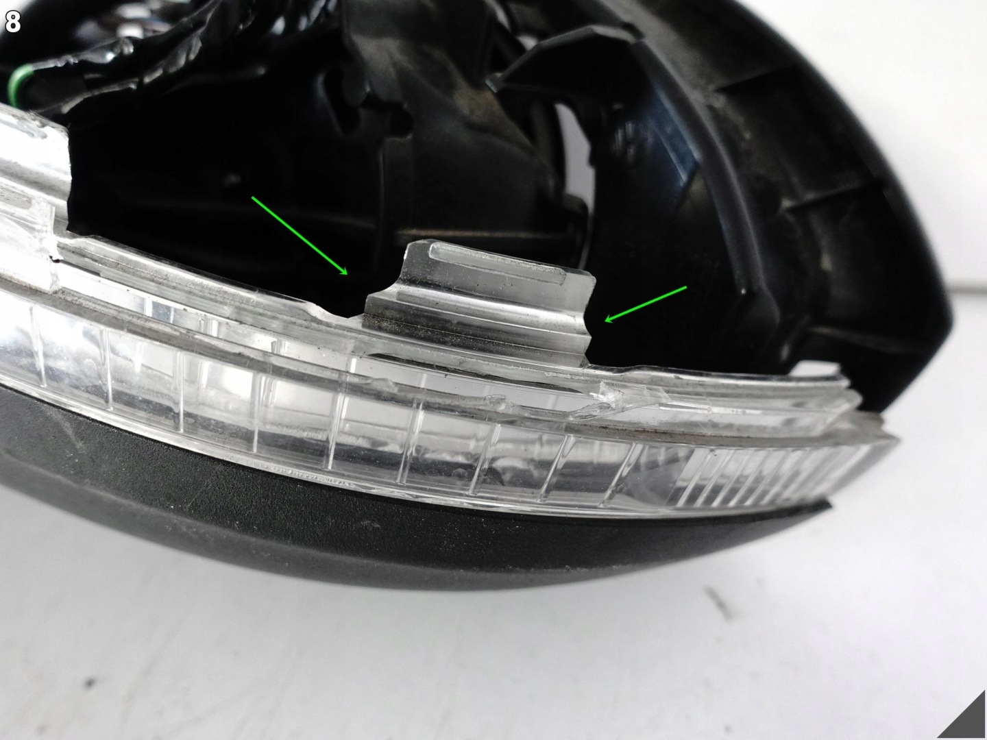 VW GOLF 8 VIII 5H0 5H1 LIFT 19- mirror indicator left 11 PIN EU
