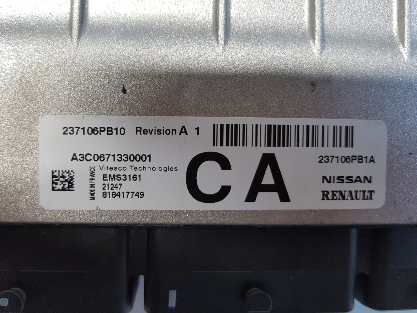 JUKE II 2 F16 0.9E computer Centralina ecu Motore