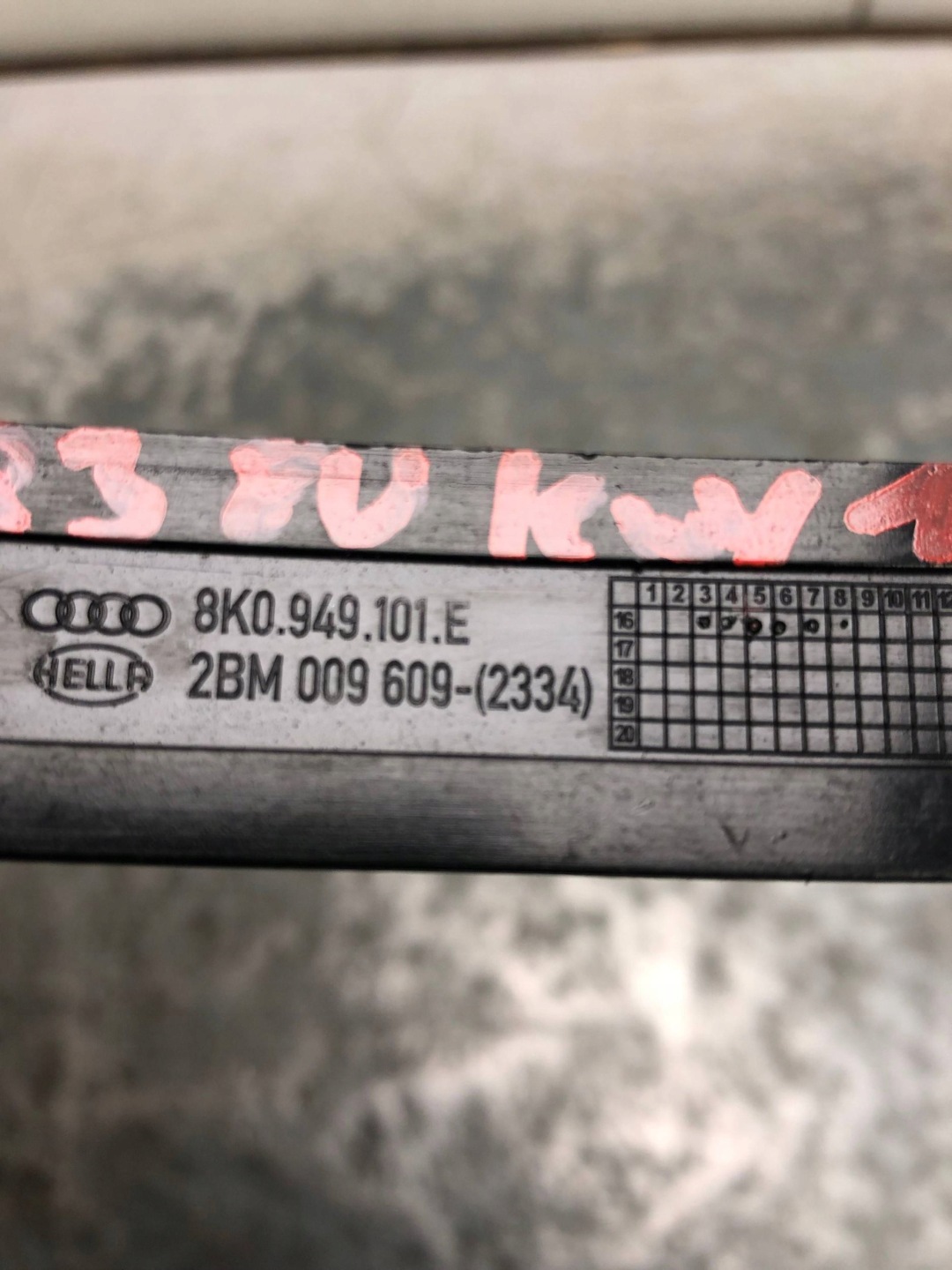 indicator mirrors left AUDI Q3 8U 8K0949101E