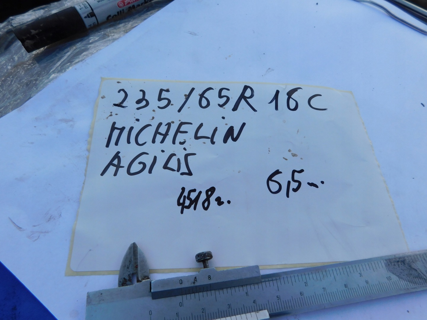 tyres summer 235/65/R16C MICHELIN Agilis Sprawne 2x6,5mm