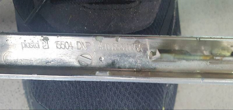 modanatura Paraurti CHROM 4F0853066A AUDI A6 C6 04-08
