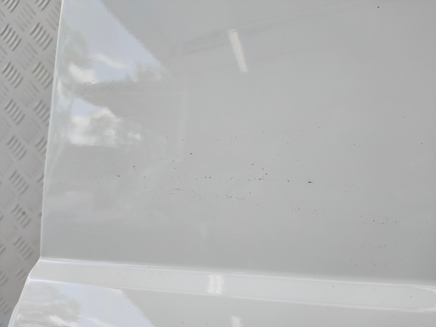 FORD TRANSIT COURIER MK2 14-18 door sliding side left H9 FROZEN WHITE