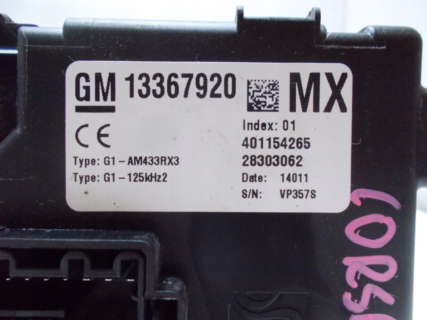OPEL CORSA D 11R FL modulo BSI 13367920