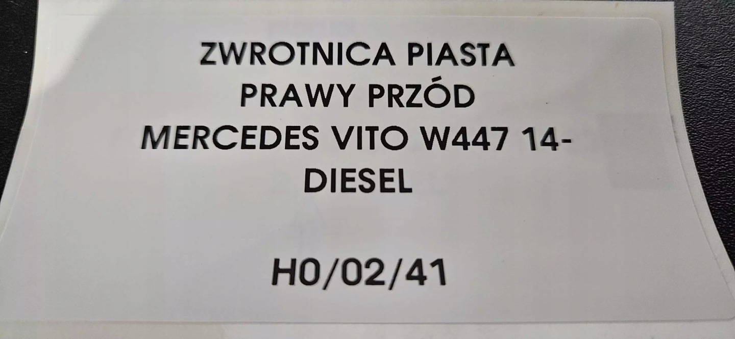 otoč čepu pravý předek VITO W447 14- DIESEL
