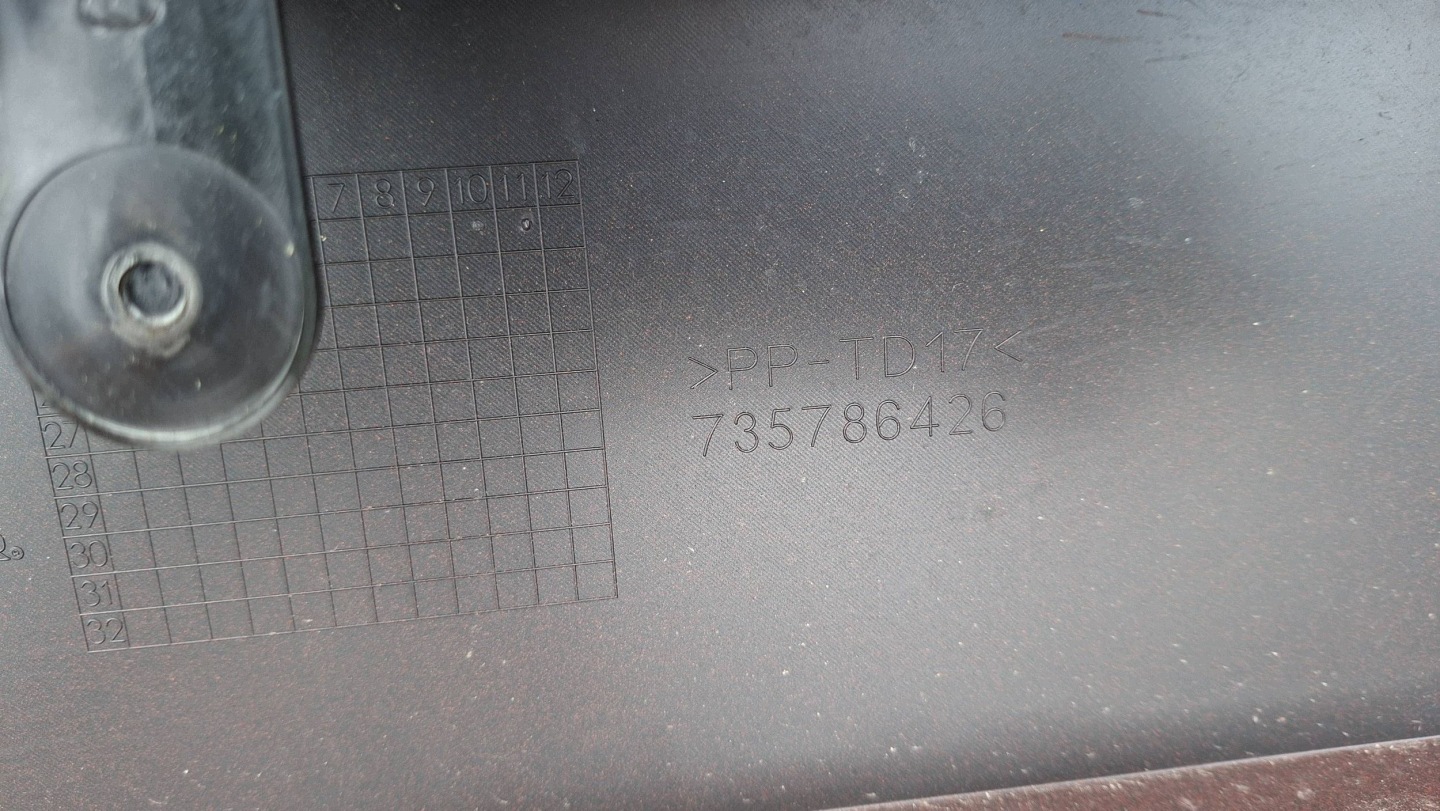 front bumper FIAT 600E ABARTH below 4X sensors PDC 2024