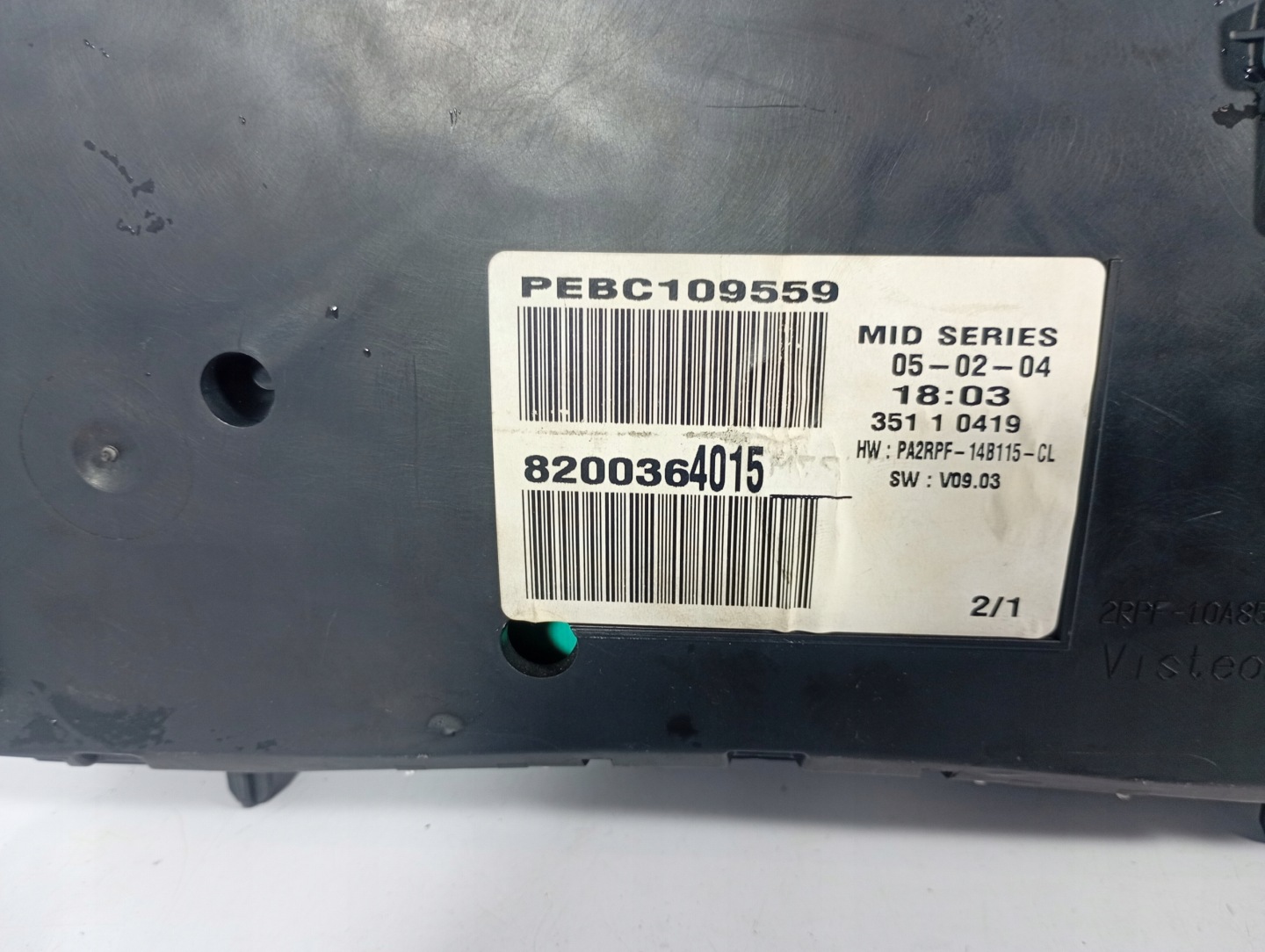 Renault Megane II 2 03-09 dials dials tachometer OE 8200364015