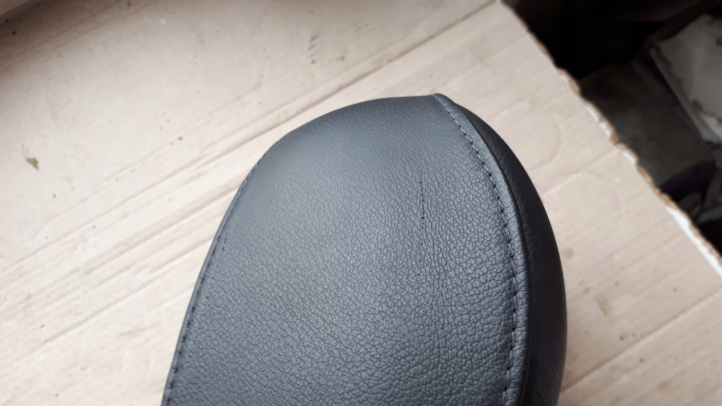 A5 8T rest seat front left leather black