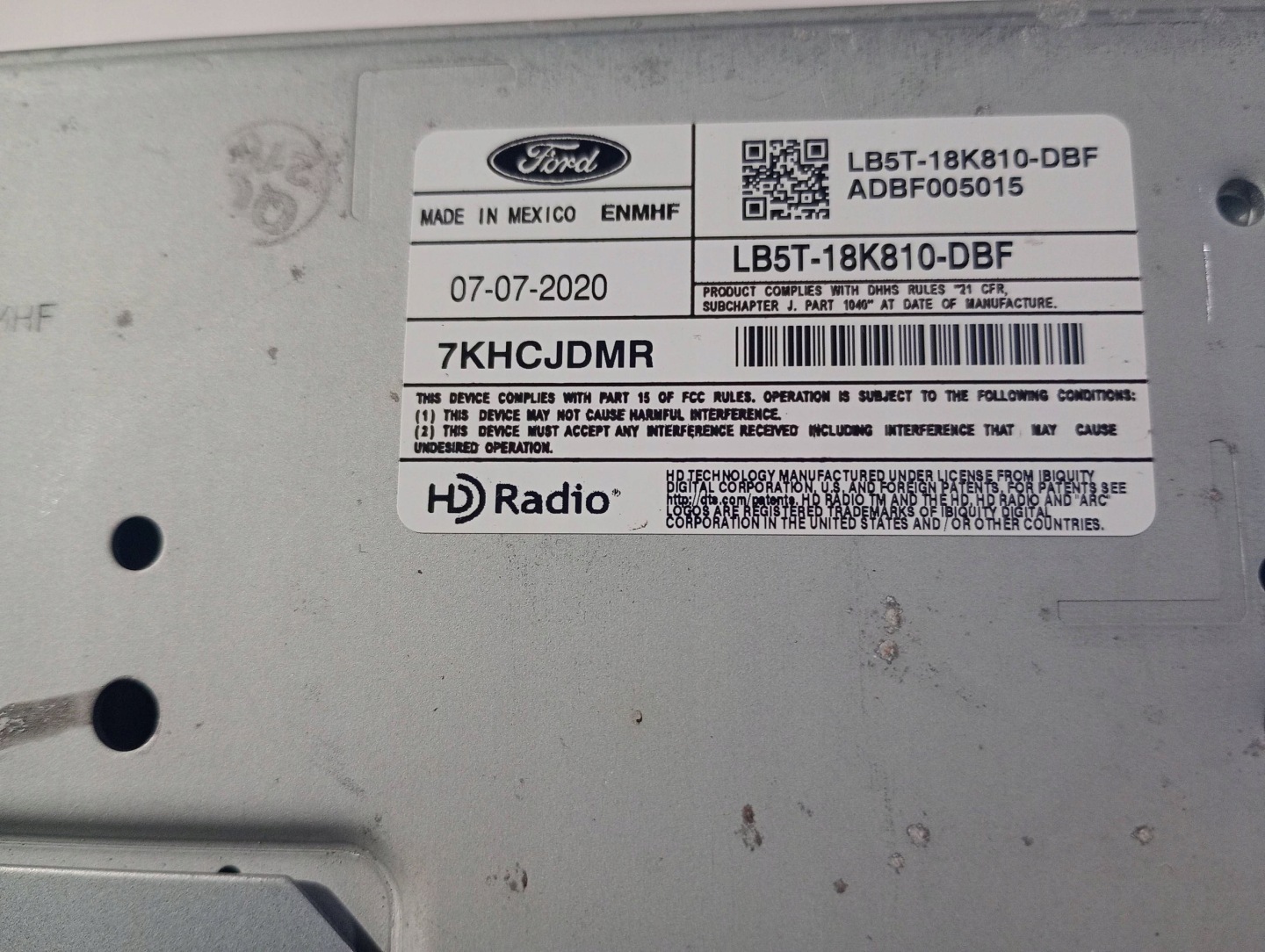 Radio odbiornik control unit module radia Ford Explorer VI 2020