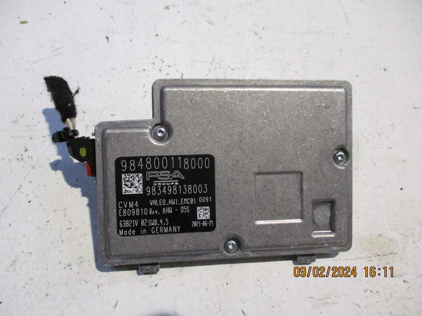 Kamera front Peugeot 308 T10 9848001180