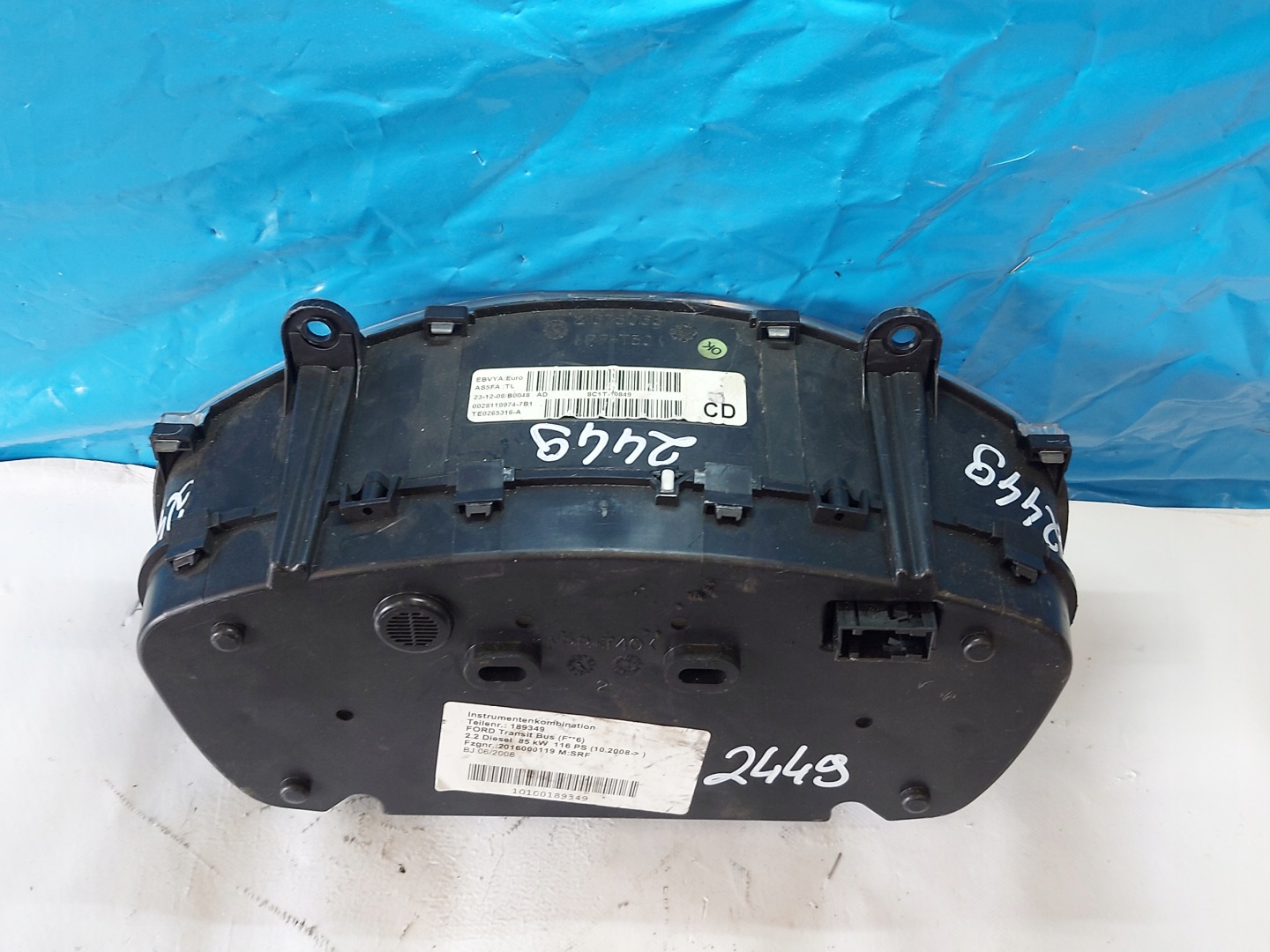 dials clock FORD TRANSIT 2.2 TDCI 8C1T10849
