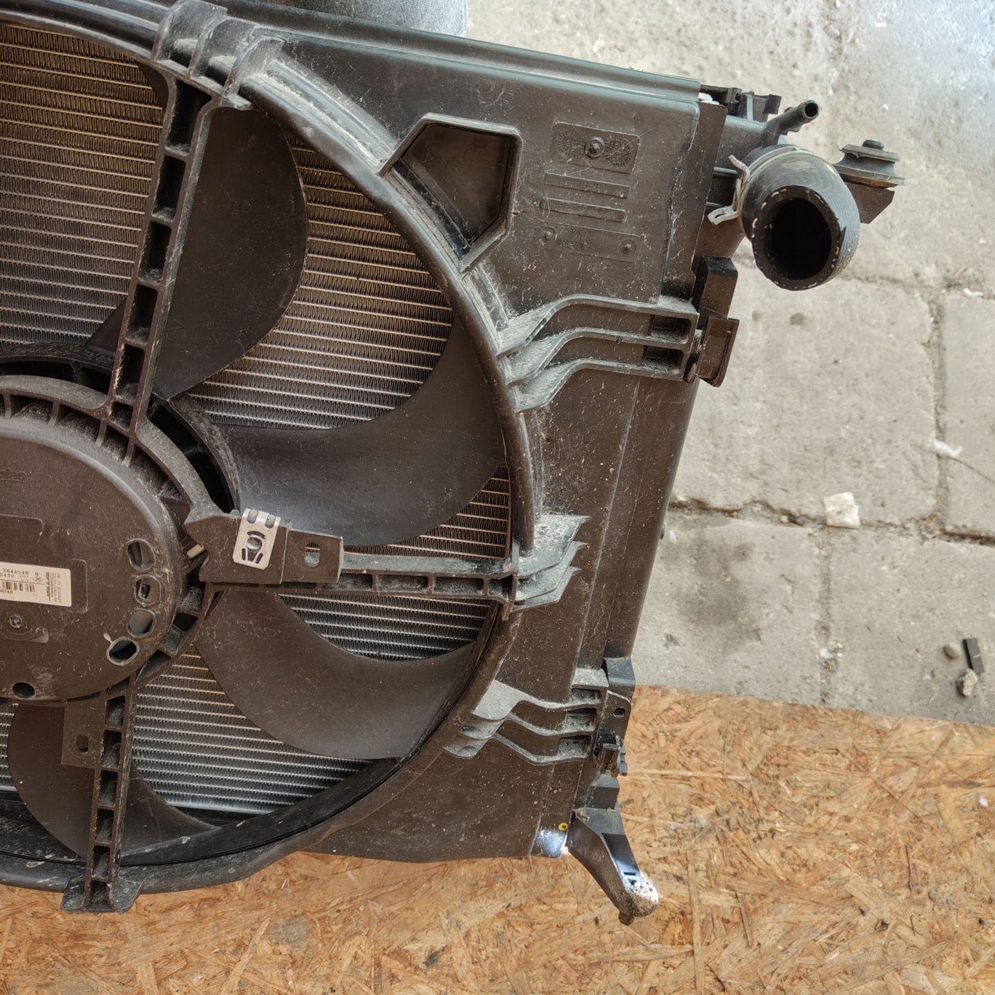 support panel for radiators radiator RENAULT MEGANE IV 1.3 TCE