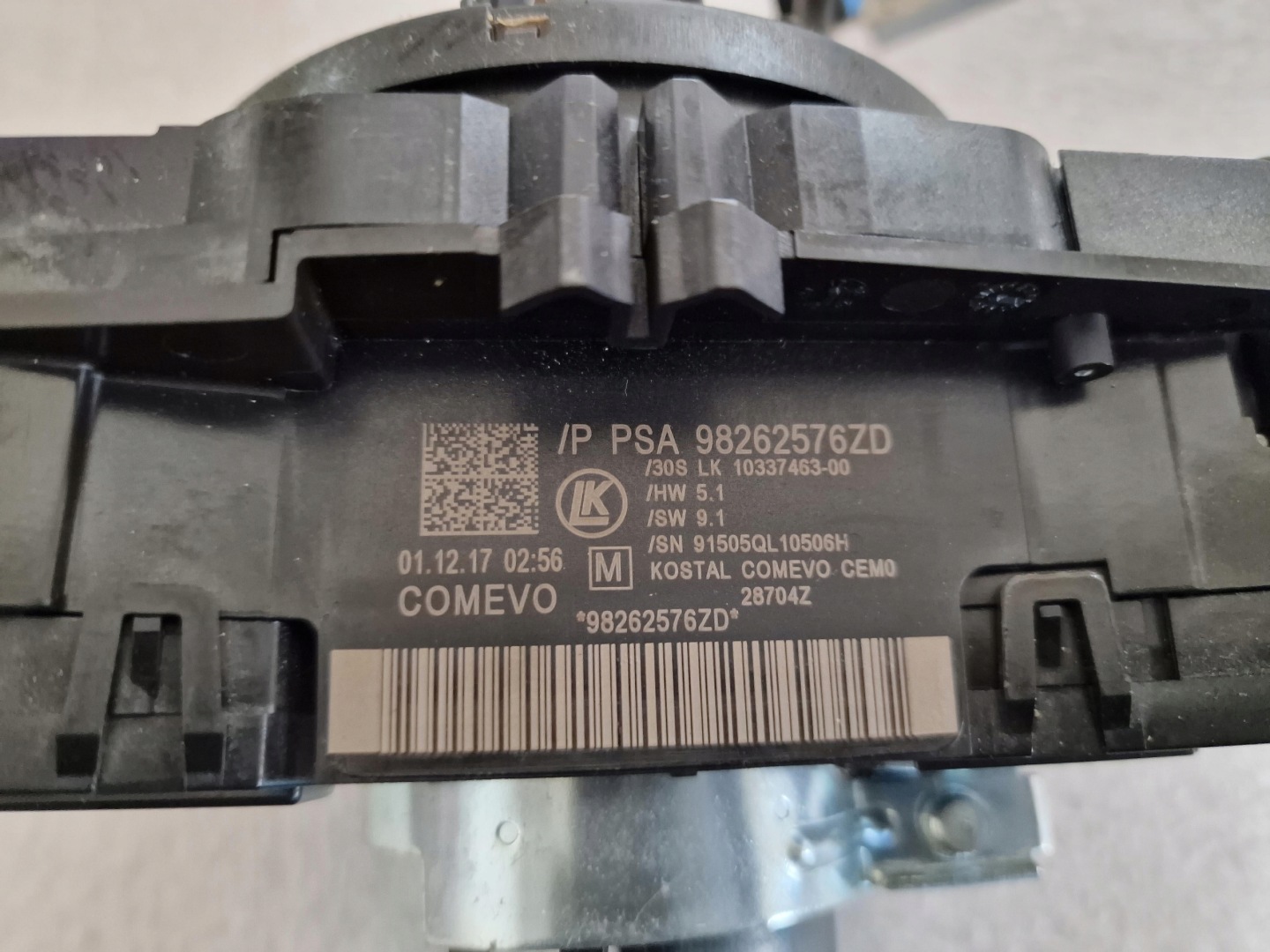 levers ring airbag JUMPY III EXPERT III PROACE II VIVARO C 2017