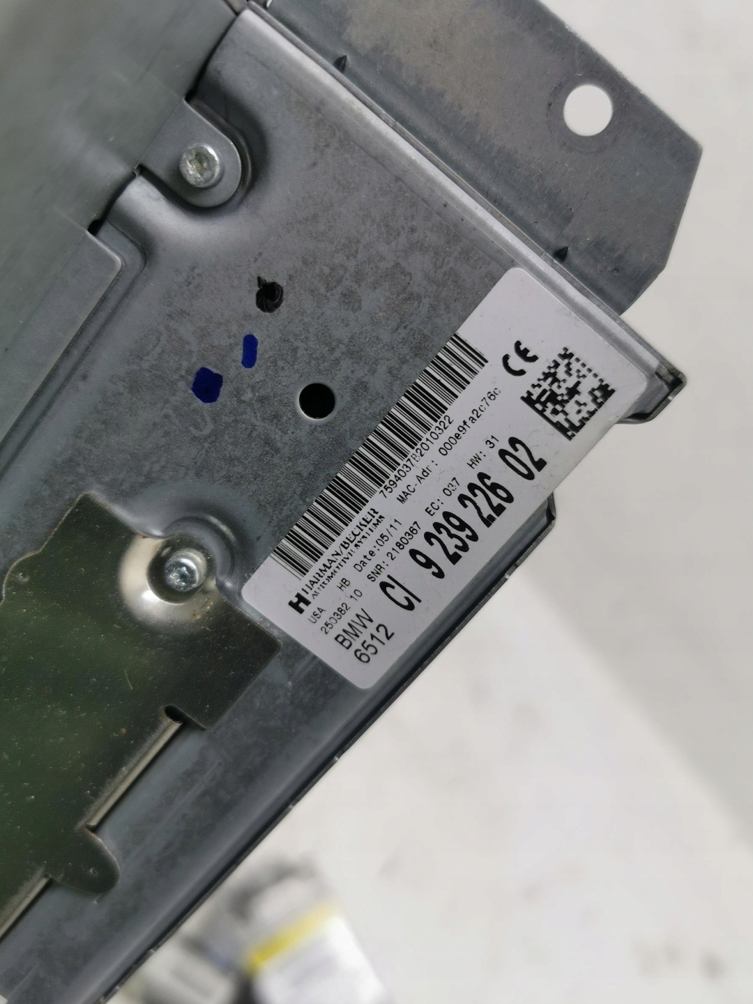 RADIO Navigation BWM X6 E71 / LCI 9239226 07-14 EU