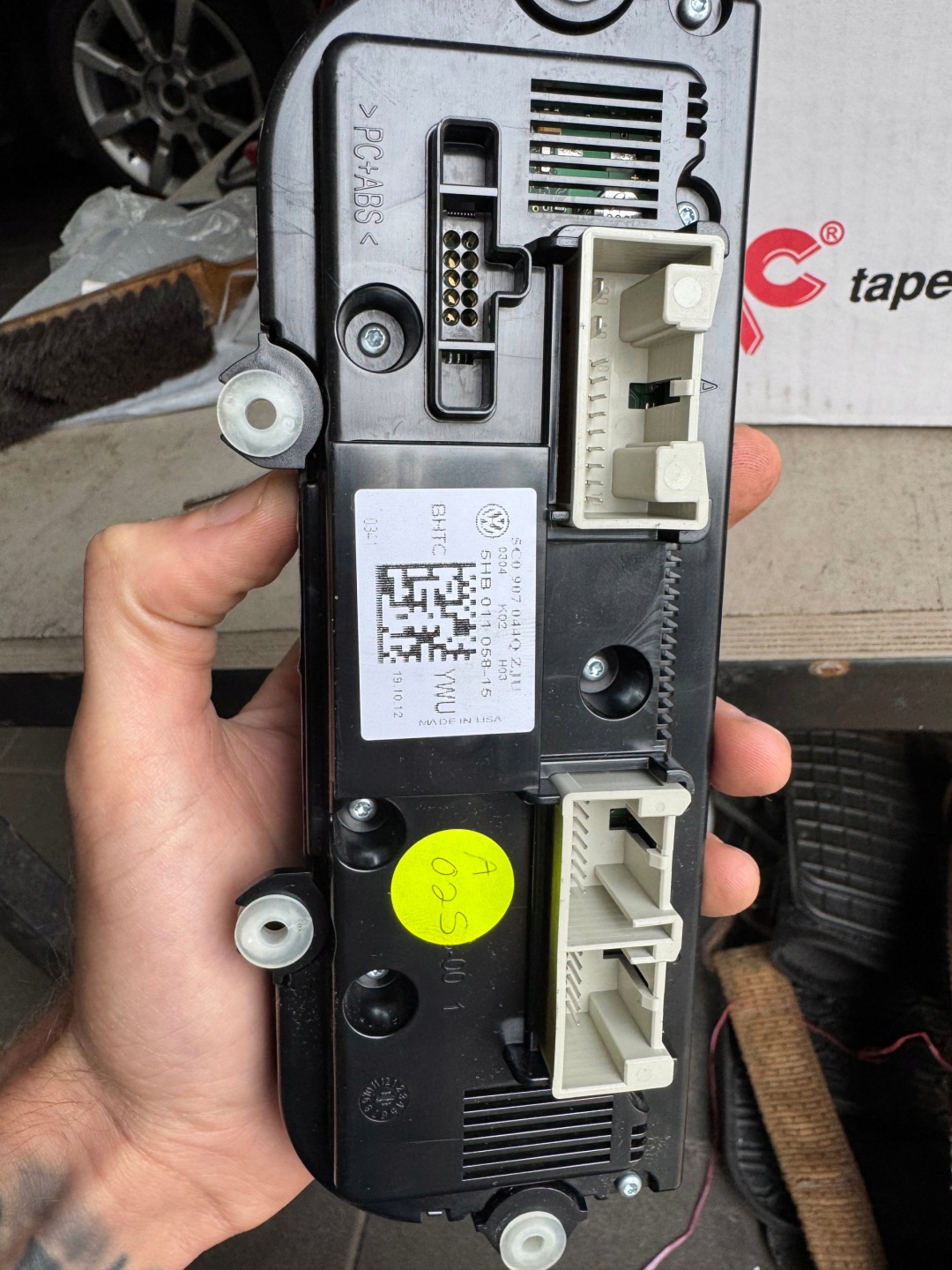 PANEL klimaanlage VW BEETLE 5C 5C0907044Q