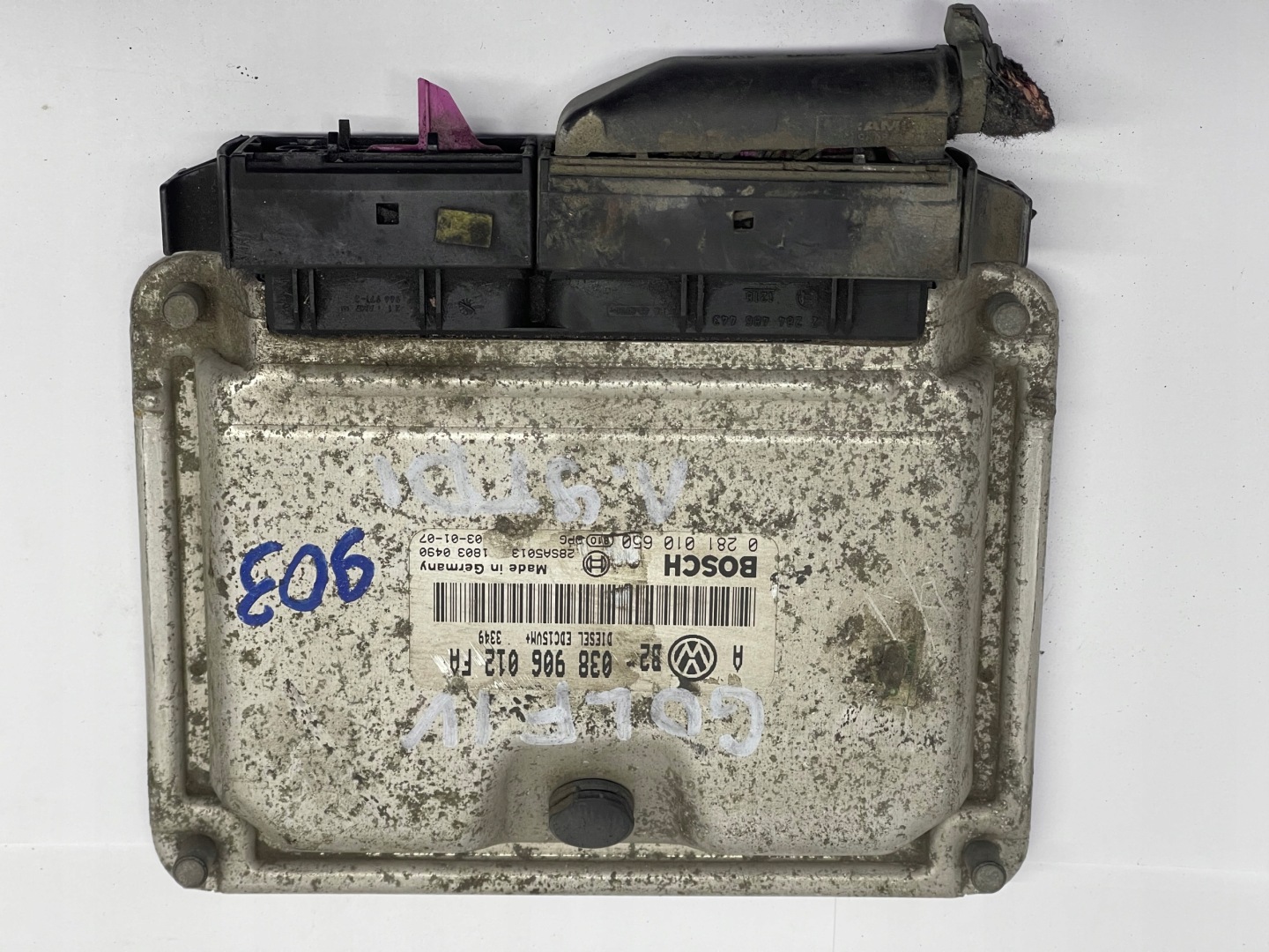 control unit of the engine 038906012FA VW Golf IV 1.9 D