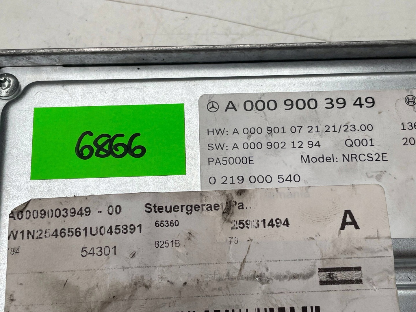 Mercedes-Benz W247 control unit module PDC A0009003949 !J
