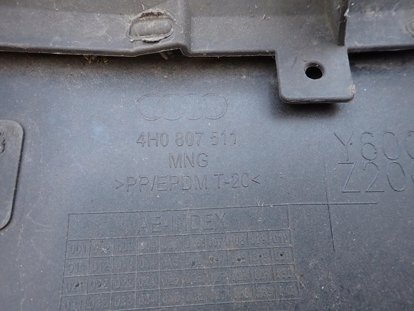 AUDI A8 D4 III 10-13 bumper rear part rear 4PDC