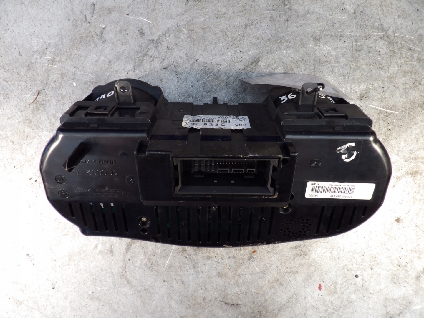 Seat Altea dials, liczniki 5P0920823C V0006000