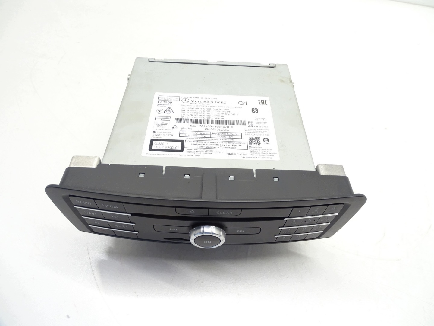 RADIO CD Navigation MERCEDES W246 A2469008819