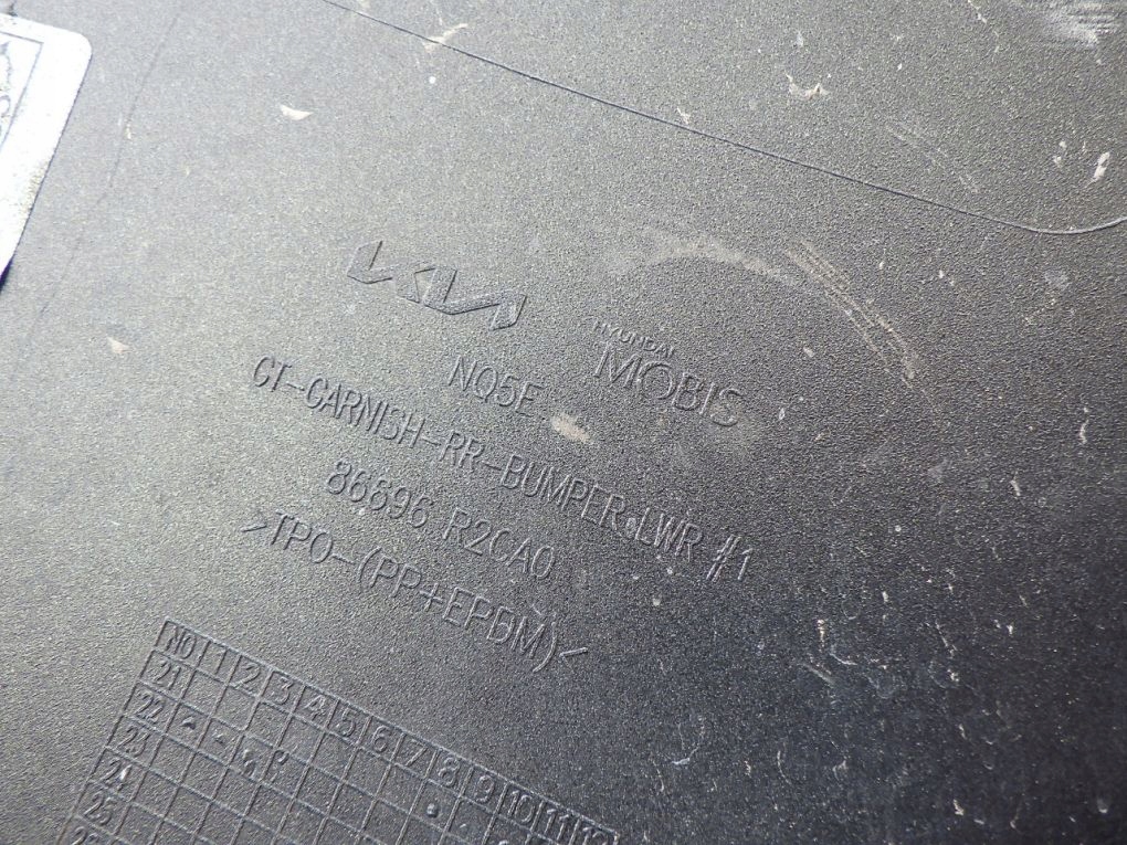 KIA SPORTAGE 5 V GT LINE 21- bumper rear
