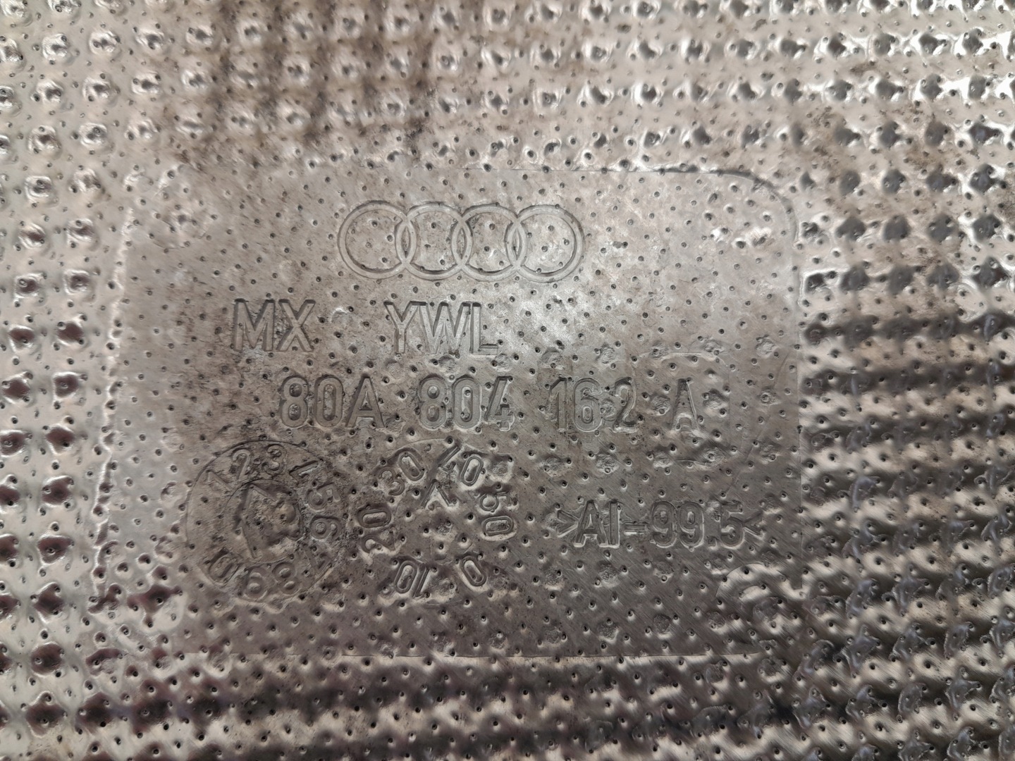 AUDI Q5 80A kryt TERMICZNA výfuku 80A804162A
