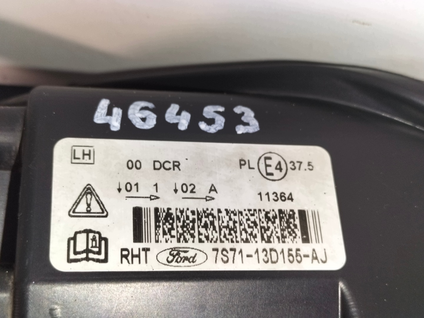 light front reflektor left FORD MONDEO MK4 07- XENON