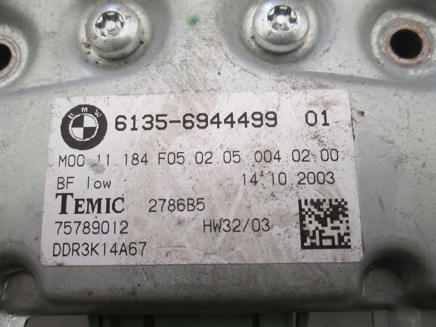 BMW E60 E61 modul Bedienteil Tür