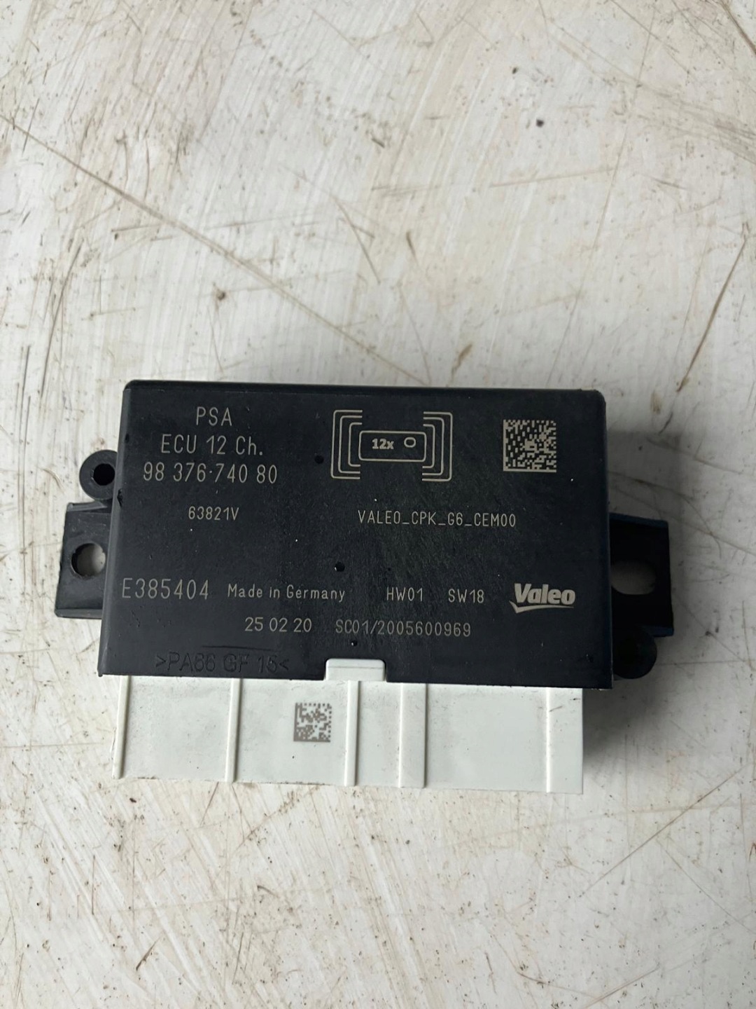 Module PDC OPEL CORSA F 9837674080
