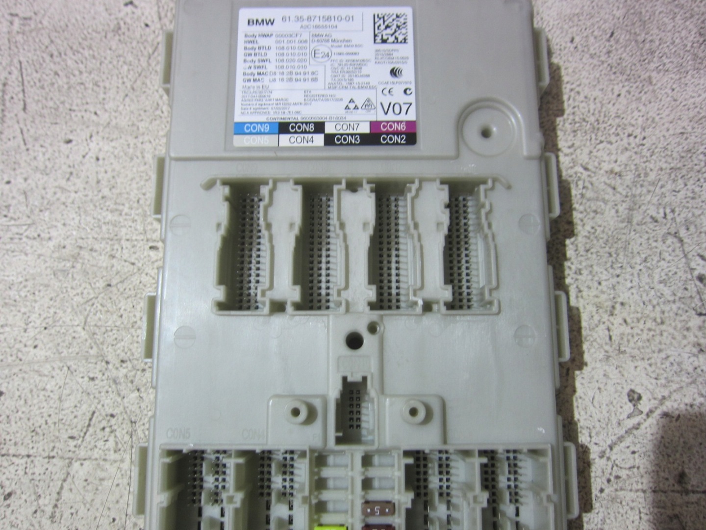 BMW X3 G01 G30 Bedienteil BDC Computer modul 61358715810 5A908E8 8715810
