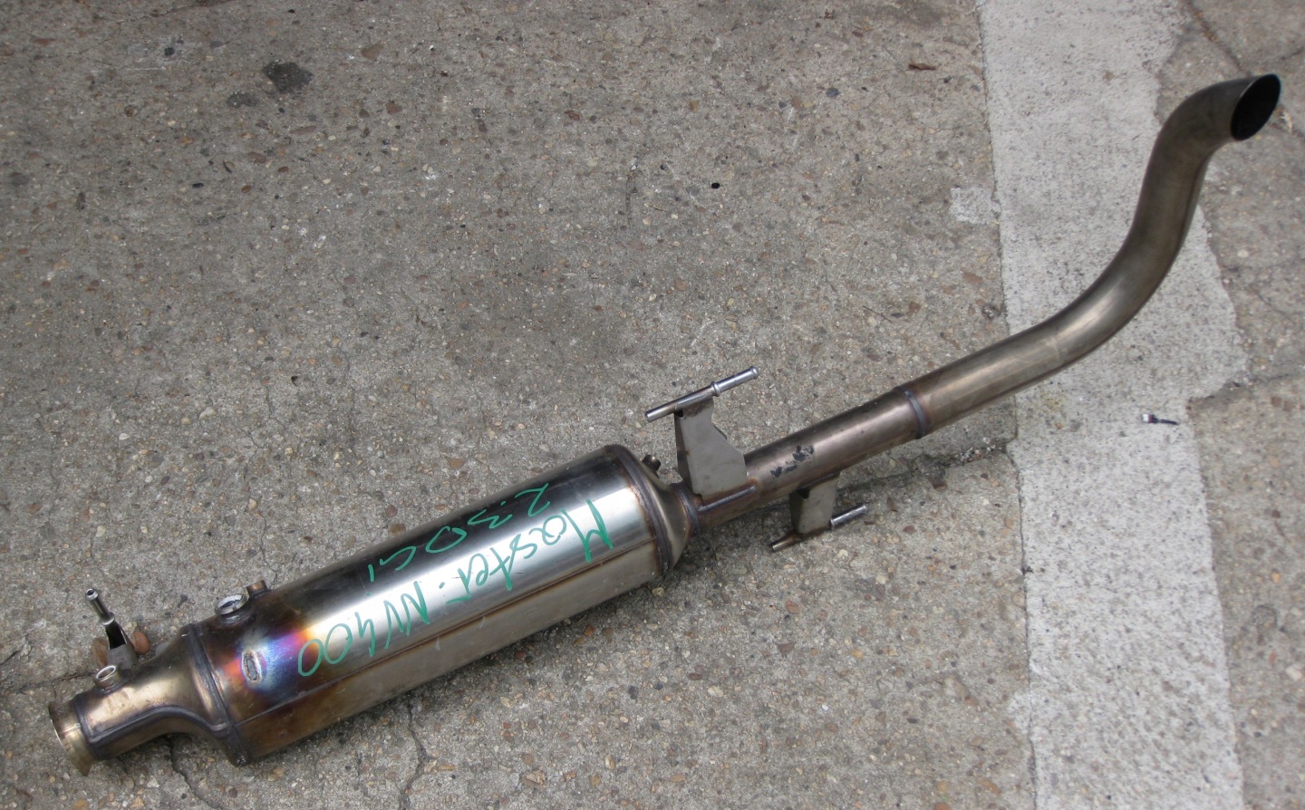 RENAULT MASTER III LIFT 2.3DCI TLUMIK catalyst DPF exhaust pipe 201005105R