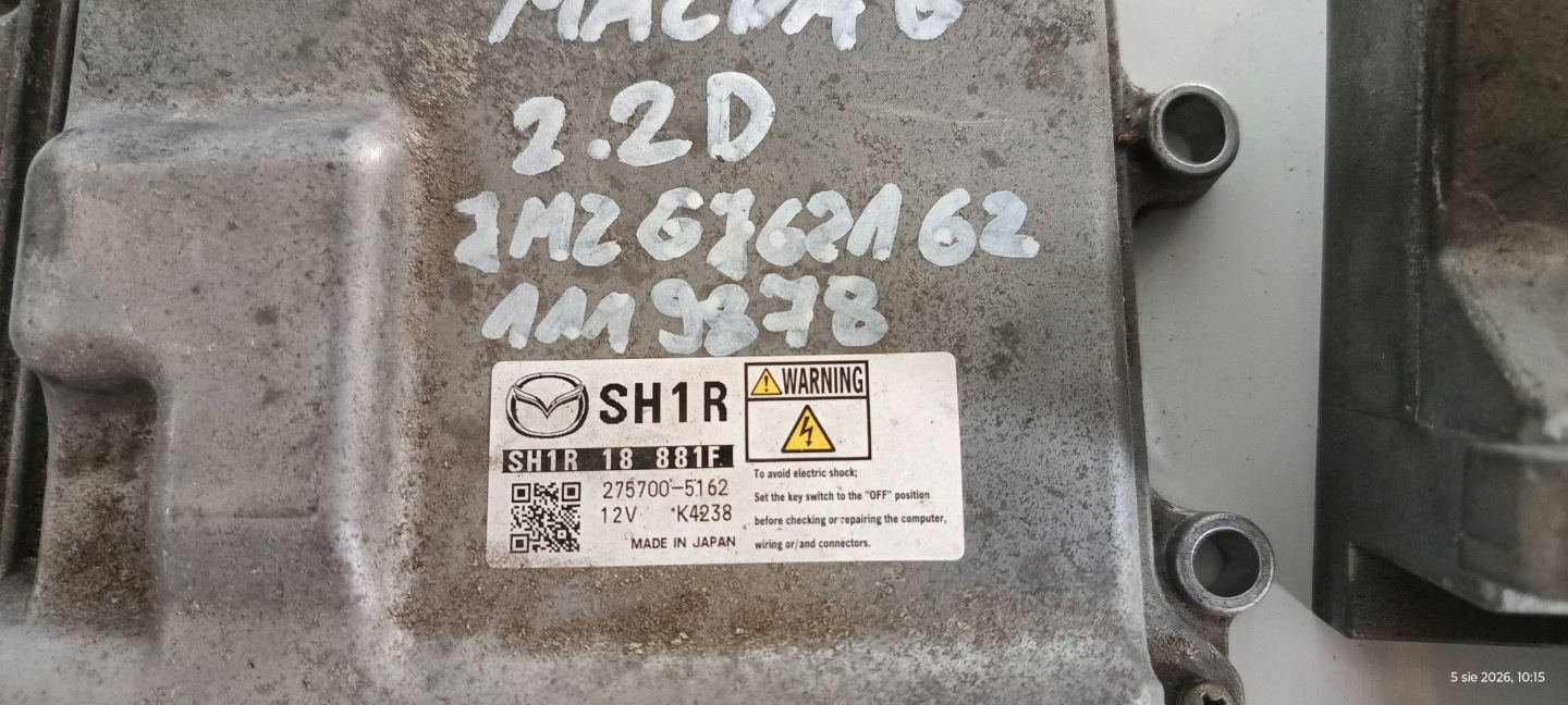 MAZDA 6 GJ computer control unit running board STARTOWY 2,2 SH1R18881F 275700-5162