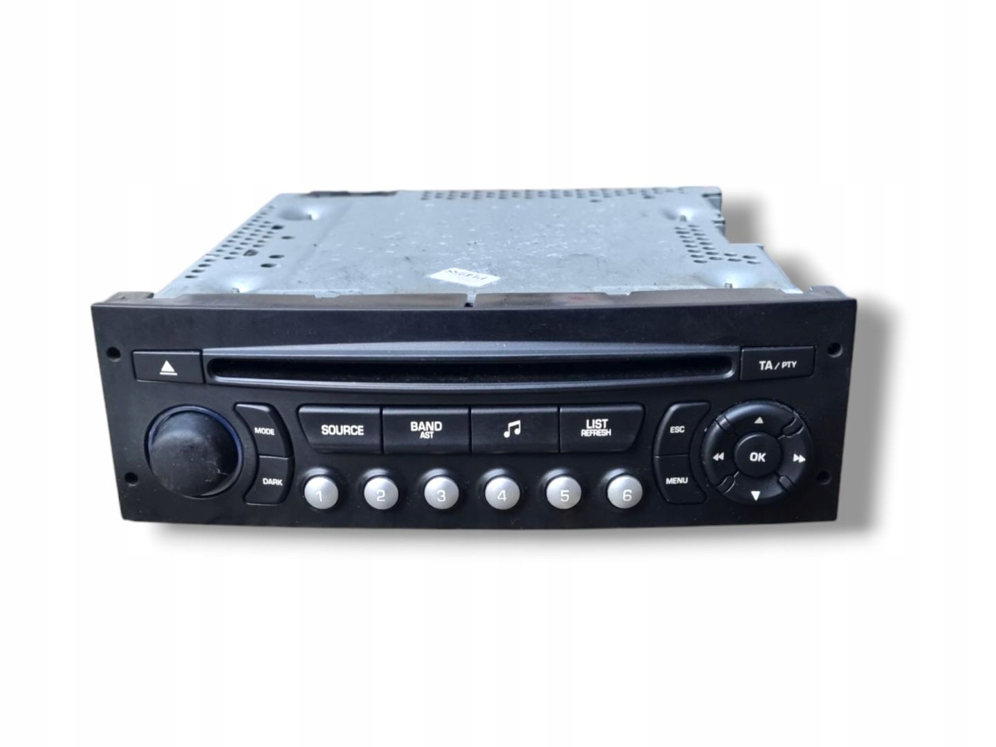 Radio samochodowe Peugeot 207 facelift 2010 96750215XT