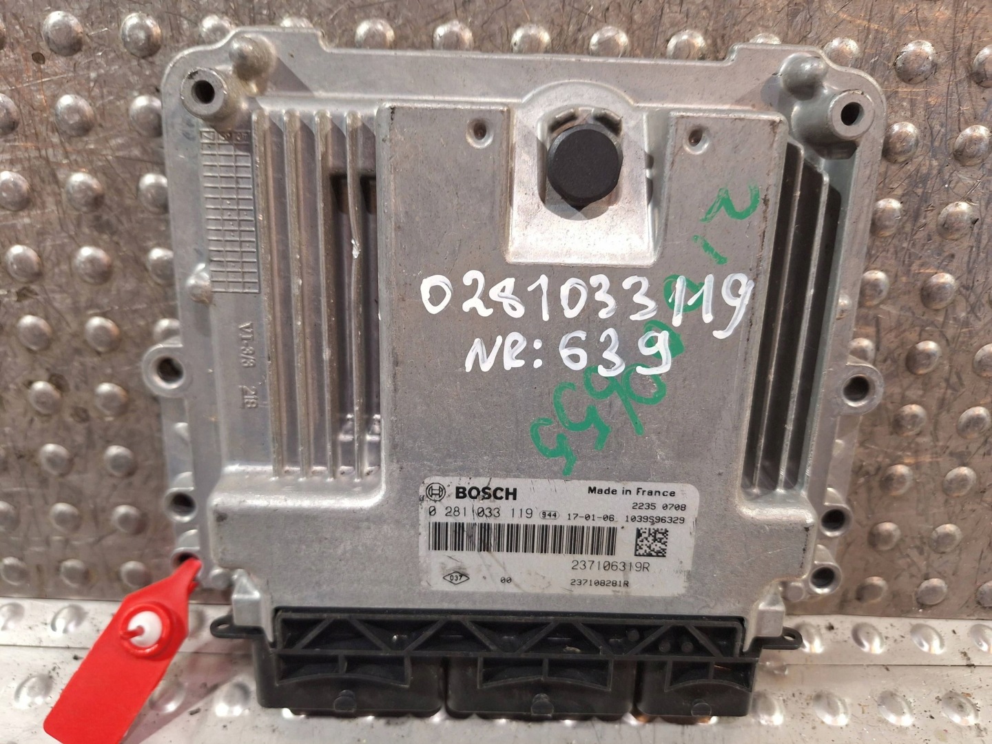 computer 0281033119 237108281R 237106319R RENAULT CLIO IV 1.5 DCI
