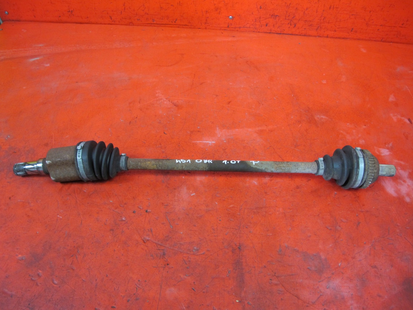 SMART ForTwo II 451 1.0 semi-axis right 07-14