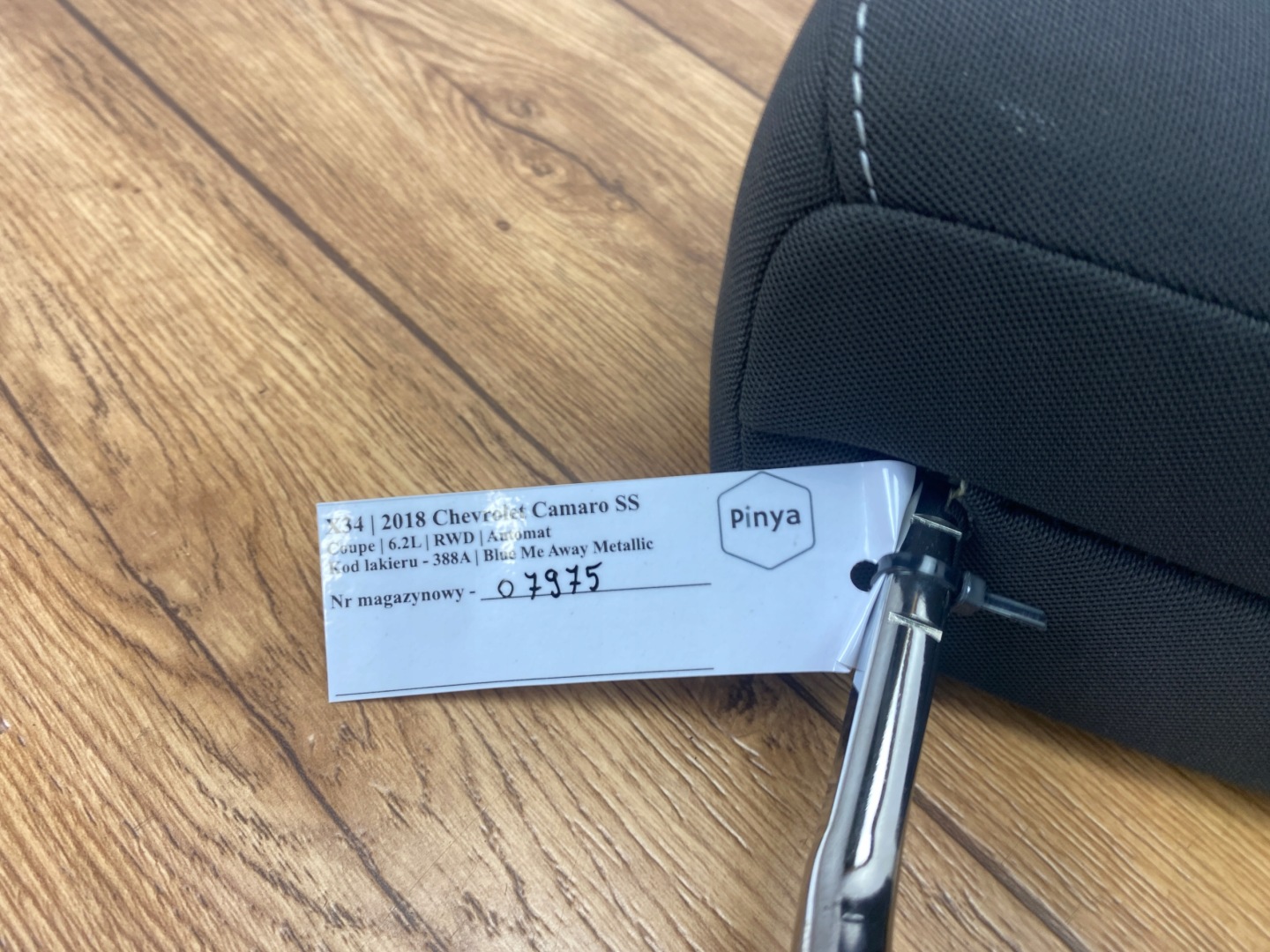 rest upholstery seat Chevrolet Camaro SS 2016+ USA