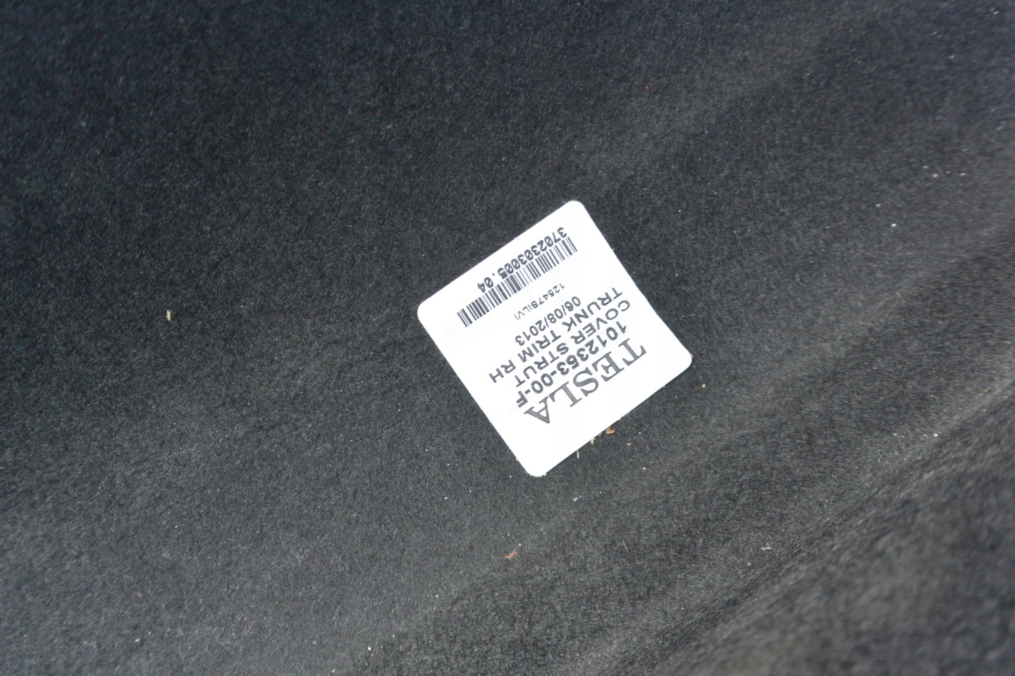 cover spoiler boot KPL TESLA MODEL S 12-16