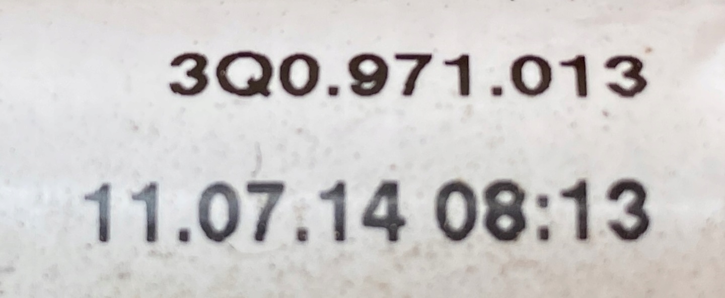 VW PASSAT B8 prijenos ZASILAJACY 3Q0971013