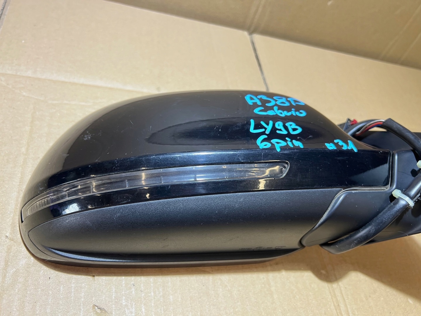 AUDI A3 8P LIFT CABRIO LY9B mirror right 6PIN