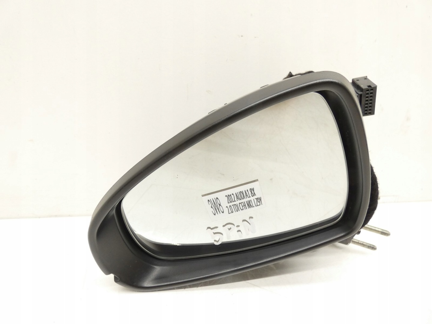 mirror exterior left AUDI A1 8X 5 PIN LZ9Y