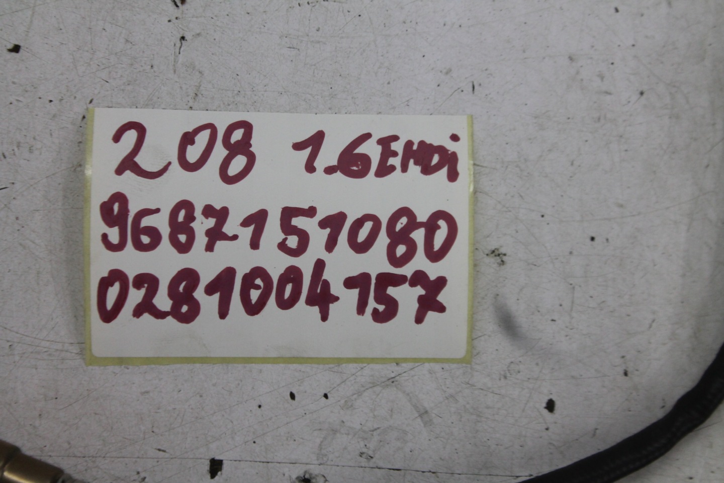 SONDA LAMBDA 9687151080 PEUGEOT 208 1.6 EHDI 12