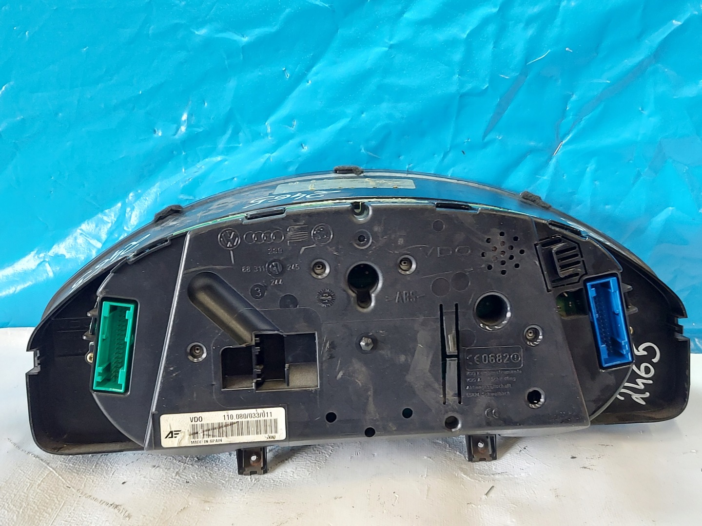 dials clock SEAT ALHAMBRA 1.9 TDI 7M7920800G