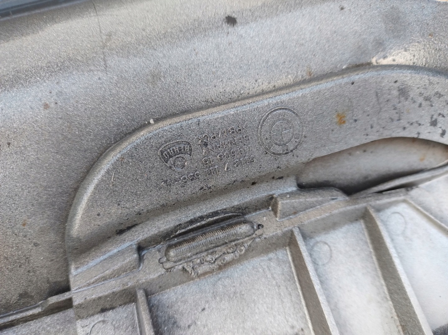 BMW 6 E63 E64 bumper rear part rear below sensors 5112065660 XC40JR
